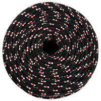 Thumbnail for Bootsseil Schwarz 8 mm 250 m Polypropylen