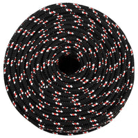 Thumbnail for Bootsseil Schwarz 10 mm 100 m Polypropylen