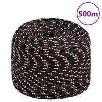 Thumbnail for Bootsseil Schwarz 10 mm 500 m Polypropylen