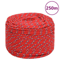 Thumbnail for Bootsseil Rot 6 mm 250 m Polypropylen