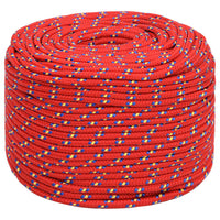 Thumbnail for Bootsseil Rot 6 mm 250 m Polypropylen