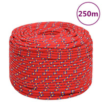 Thumbnail for Bootsseil Rot 8 mm 250 m Polypropylen