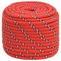 Thumbnail for Bootsseil Rot 18 mm 100 m Polypropylen
