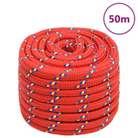 Thumbnail for Bootsseil Rot 20 mm 50 m Polypropylen