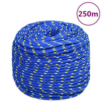 Thumbnail for Bootsseil Blau 6 mm 250 m Polypropylen