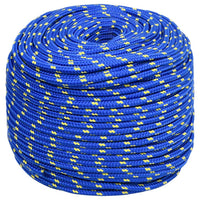 Thumbnail for Bootsseil Blau 10 mm 500 m Polypropylen