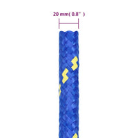 Thumbnail for Bootsseil Blau 20 mm 50 m Polypropylen