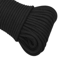 Thumbnail for Bootsseil Schwarz 5 mm 500 m Polypropylen