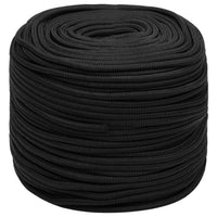 Thumbnail for Bootsseil Schwarz 8 mm 100 m Polypropylen