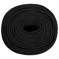 Thumbnail for Bootsseil Schwarz 8 mm 100 m Polypropylen