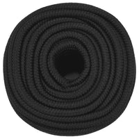 Thumbnail for Bootsseil Schwarz 12 mm 100 m Polypropylen
