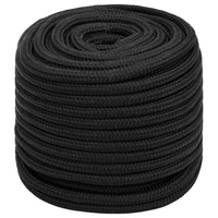 Thumbnail for Bootsseil Schwarz 16 mm 50 m Polypropylen
