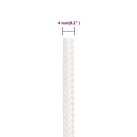 Thumbnail for Bootsseil Weiß 4 mm 500 m Polypropylen