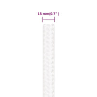 Thumbnail for Bootsseil Weiß 18 mm 25 m Polypropylen