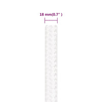Thumbnail for Bootsseil Weiß 18 mm 100 m Polypropylen