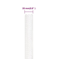 Thumbnail for Bootsseil Weiß 20 mm 100 m Polypropylen