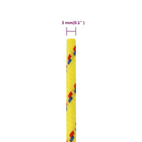 Thumbnail for Bootsseil Gelb 3 mm 500 m Polypropylen