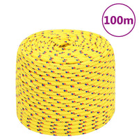 Thumbnail for Bootsseil Gelb 8 mm 100 m Polypropylen