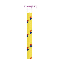 Thumbnail for Bootsseil Gelb 12 mm 100 m Polypropylen