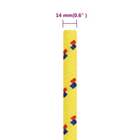 Thumbnail for Bootsseil Gelb 14 mm 50 m Polypropylen