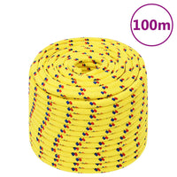 Thumbnail for Bootsseil Gelb 14 mm 100 m Polypropylen