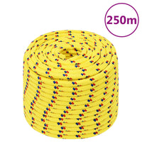 Thumbnail for Bootsseil Gelb 14 mm 250 m Polypropylen
