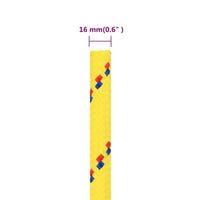 Thumbnail for Bootsseil Gelb 16 mm 250 m Polypropylen
