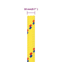 Thumbnail for Bootsseil Gelb 18 mm 50 m Polypropylen