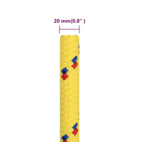Thumbnail for Bootsseil Gelb 20 mm 100 m Polypropylen