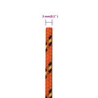 Thumbnail for Bootsseil Orange 3 mm 500 m Polypropylen