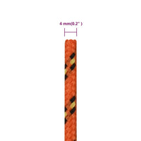 Thumbnail for Bootsseil Orange 4 mm 500 m Polypropylen