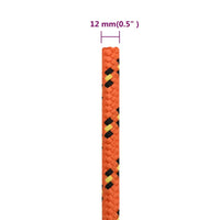 Thumbnail for Bootsseil Orange 12 mm 250 m Polypropylen
