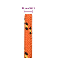 Thumbnail for Bootsseil Orange 20 mm 100 m Polypropylen