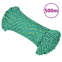 Thumbnail for Bootsseil Grün 4 mm 500 m Polypropylen