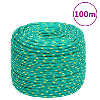 Thumbnail for Bootsseil Grün 8 mm 100 m Polypropylen