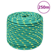 Thumbnail for Bootsseil Grün 14 mm 250 m Polypropylen