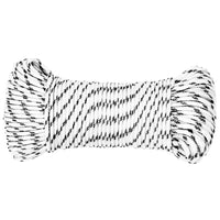 Thumbnail for Bootsseil Geflochten Weiß 3 mmx500 m Polyester