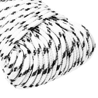 Thumbnail for Bootsseil Geflochten Weiß 3 mmx500 m Polyester