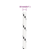 Thumbnail for Arbeitsseil Weiß 10 mm 100 m Polyester