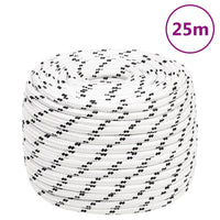 Thumbnail for Bootsseil Geflochten Weiß 14 mmx25 m Polyester