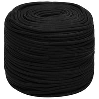 Thumbnail for Arbeitsseil Schwarz 8 mm 250 m Polyester