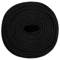 Thumbnail for Arbeitsseil Schwarz 8 mm 250 m Polyester