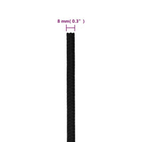 Thumbnail for Arbeitsseil Schwarz 8 mm 250 m Polyester