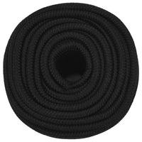 Thumbnail for Arbeitsseil Schwarz 12 mm 25 m Polyester