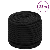 Thumbnail for Arbeitsseil Schwarz 16 mm 25 m Polyester