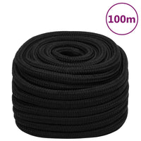 Thumbnail for Arbeitsseil Schwarz 20 mm 100 m Polyester