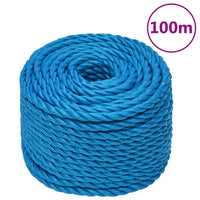 Thumbnail for Arbeitsseil Blau 20 mm 100 m Polypropylen