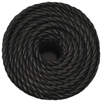 Thumbnail for Arbeitsseil Schwarz 12 mm 50 m Polypropylen