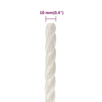 Thumbnail for Arbeitsseil Weiß 10 mm 250 m Polypropylen