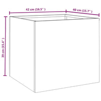Thumbnail for Pflanzkübel 42x40x39 cm Cortenstahl